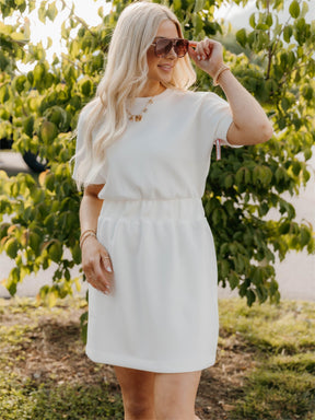 AirEssentials Cinched T-Shirt Dress(BUY 2 FREE SHIPPING)