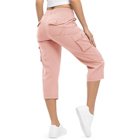 Women's Lightweight Hiking Capris: Quick-Dry. 6 Pockets. Loose Fit