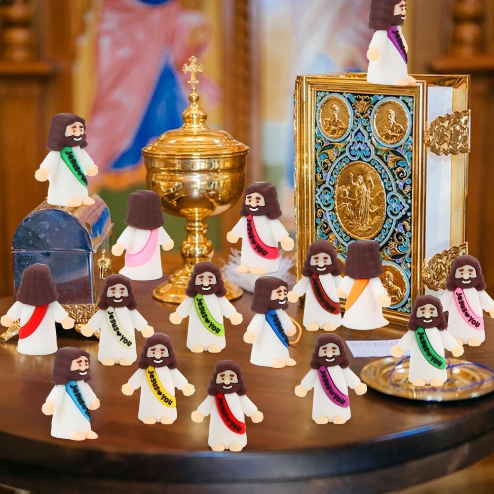🔥Original Design Mini Jesus Figures Jesus Loves You
