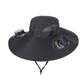 Solar Rechargeable Cooling Fan Hat