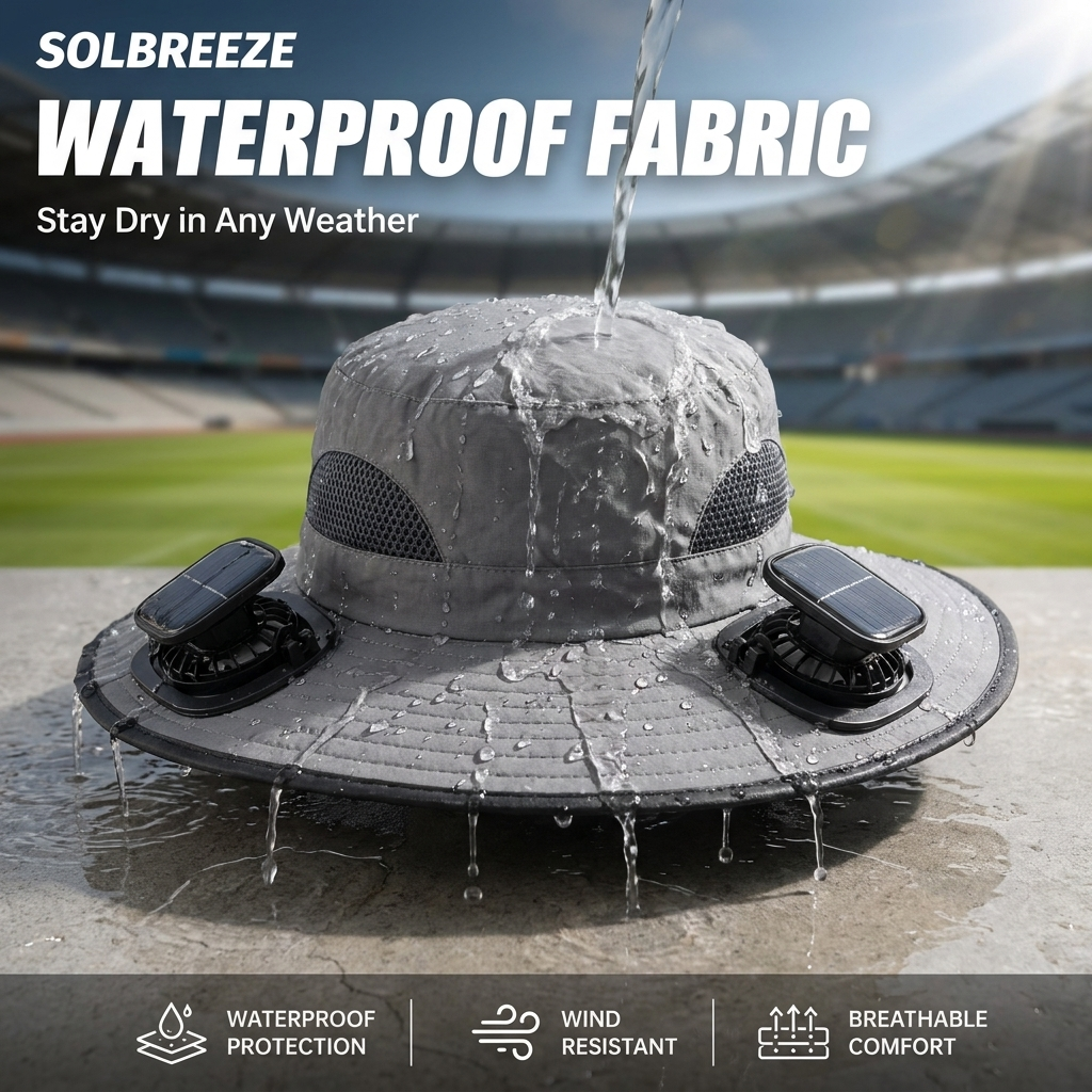 SolBreeze AirHat™ | Solar Powered Hat