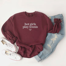 Hot Girls Play Tennis  Sweatshirt