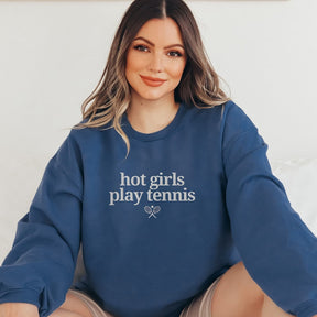 Hot Girls Play Tennis  Sweatshirt