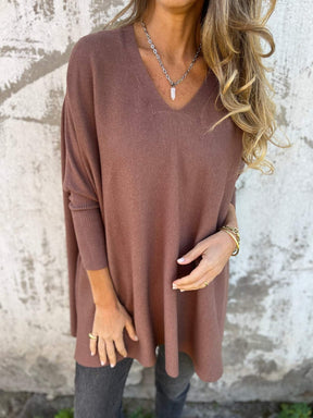 ✨New Arrival✨💕Women's Long Sleeve Tunic Top with Side Slits