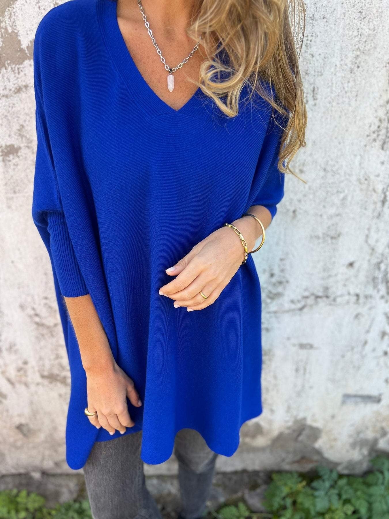✨New Arrival✨💕Women's Long Sleeve Tunic Top with Side Slits
