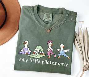 Comfort Colors Silly Little Pilates Girly T-Shirt