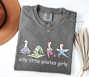 Comfort Colors Silly Little Pilates Girly T-Shirt