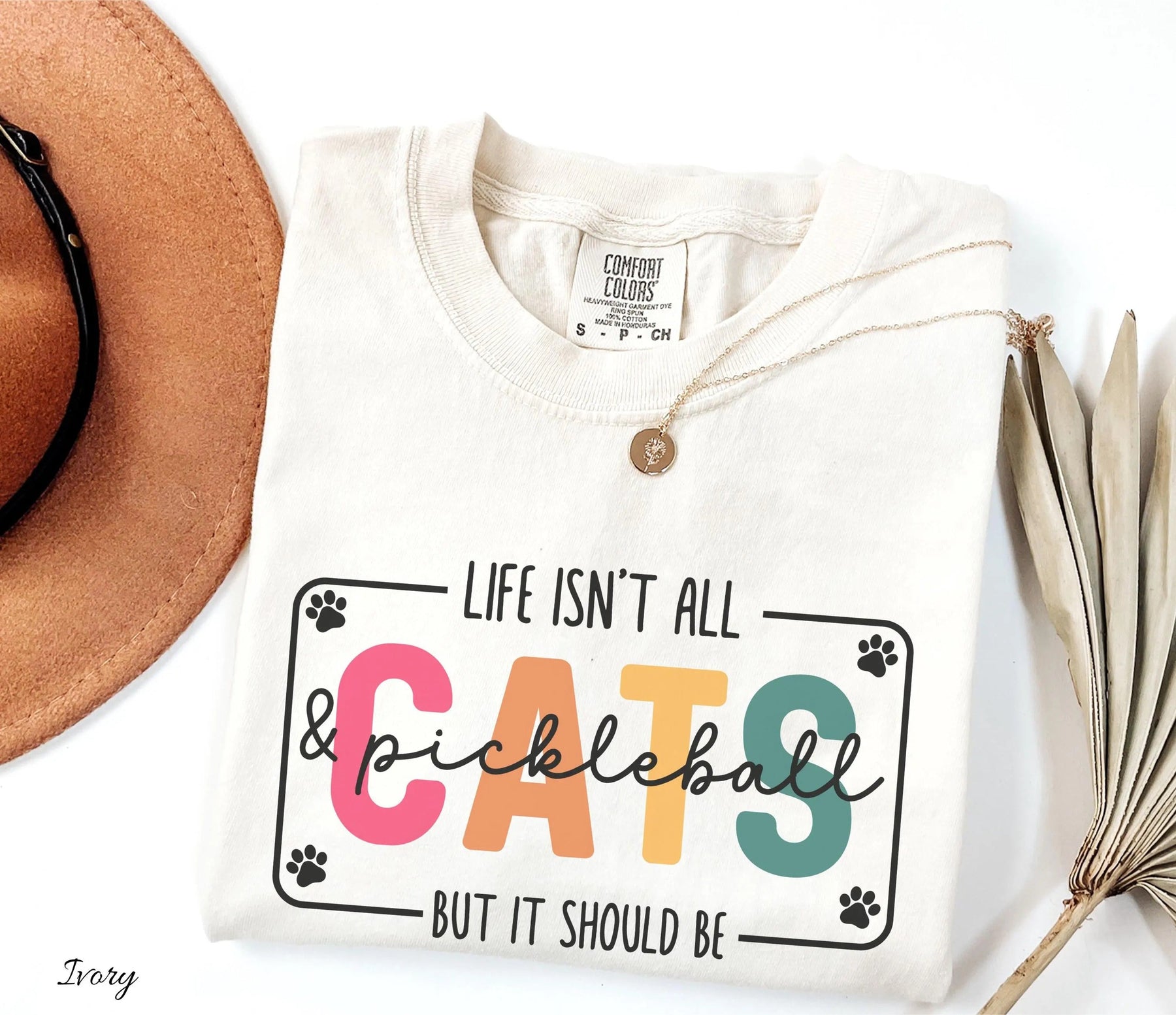 Comfort Colors Life Isn't All Cats&Pickleball，But it Should Be T-Shirt