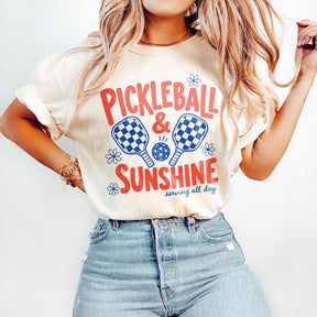 Comfort Colors Pickleball & Sunshine T-Shirt
