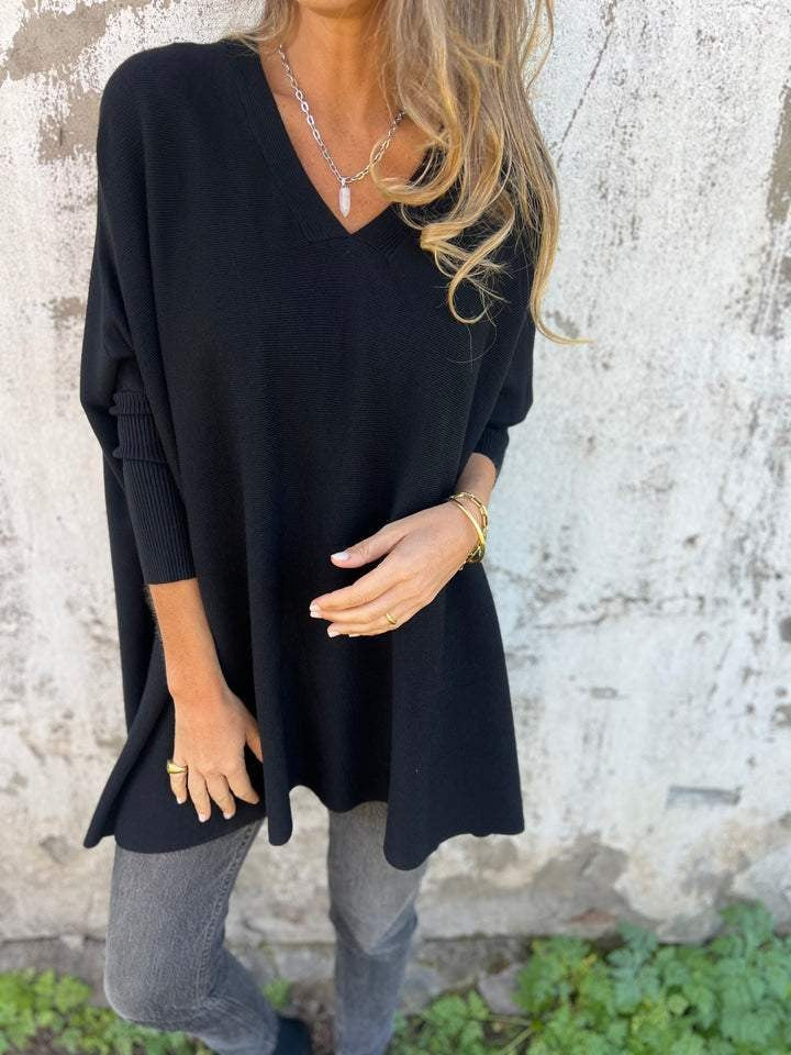 ✨New Arrival✨💕Women's Long Sleeve Tunic Top with Side Slits
