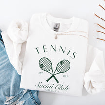 Personalized Tennis Social Club Sweatshirt
