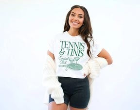 Comfort Colors Tennis and Tinis Social Club T-Shirt