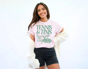 Comfort Colors Tennis and Tinis Social Club T-Shirt
