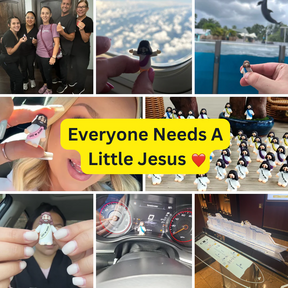 🔥Original Design Mini Jesus Figures Jesus Loves You