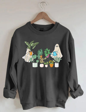 Sweat-shirt Ghost Plant Lady