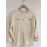 I'm A Delight Printed Sweatshirt