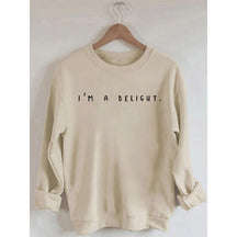 I'm A Delight Printed Sweatshirt