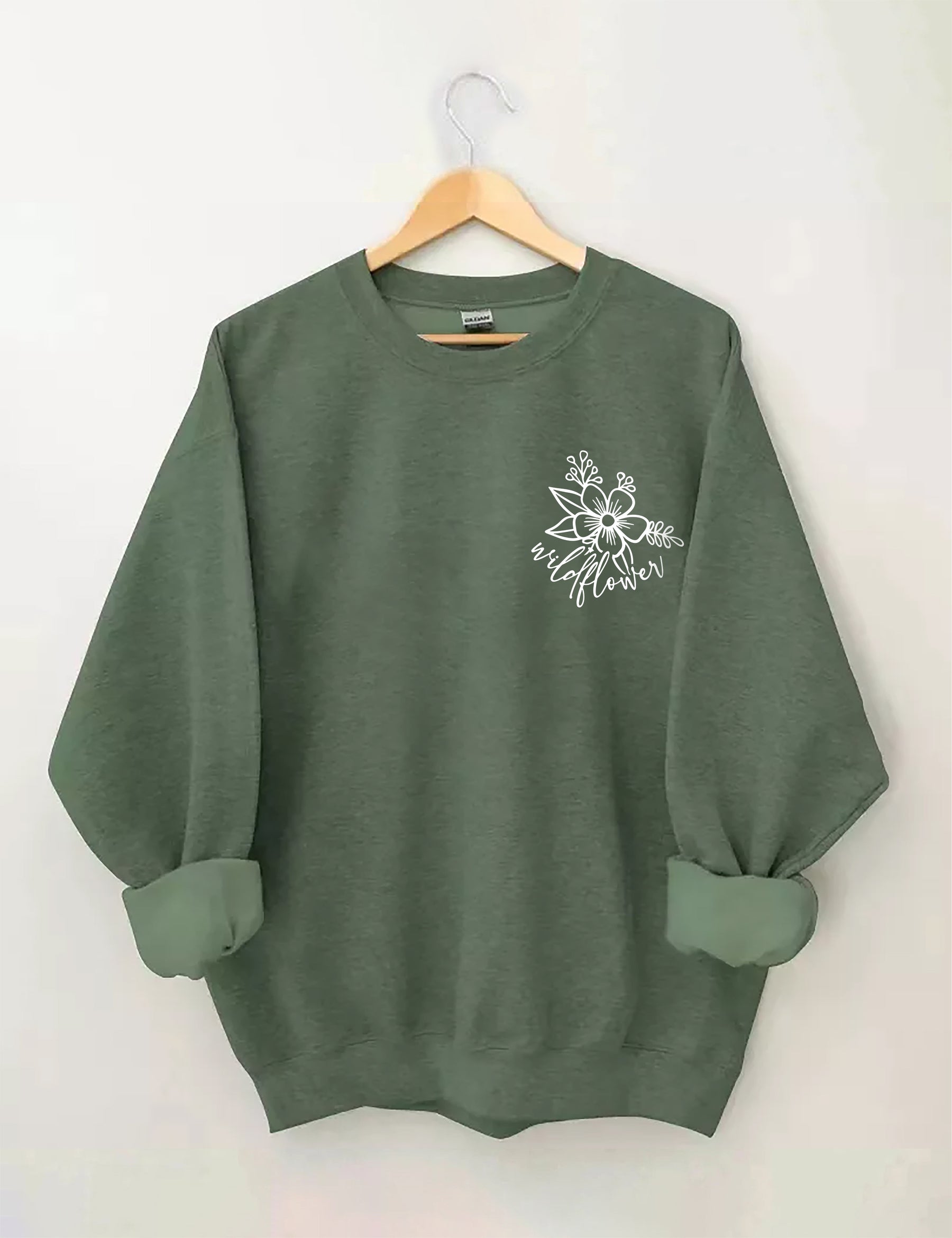 Sweat-shirt J'aime les fleurs sauvages