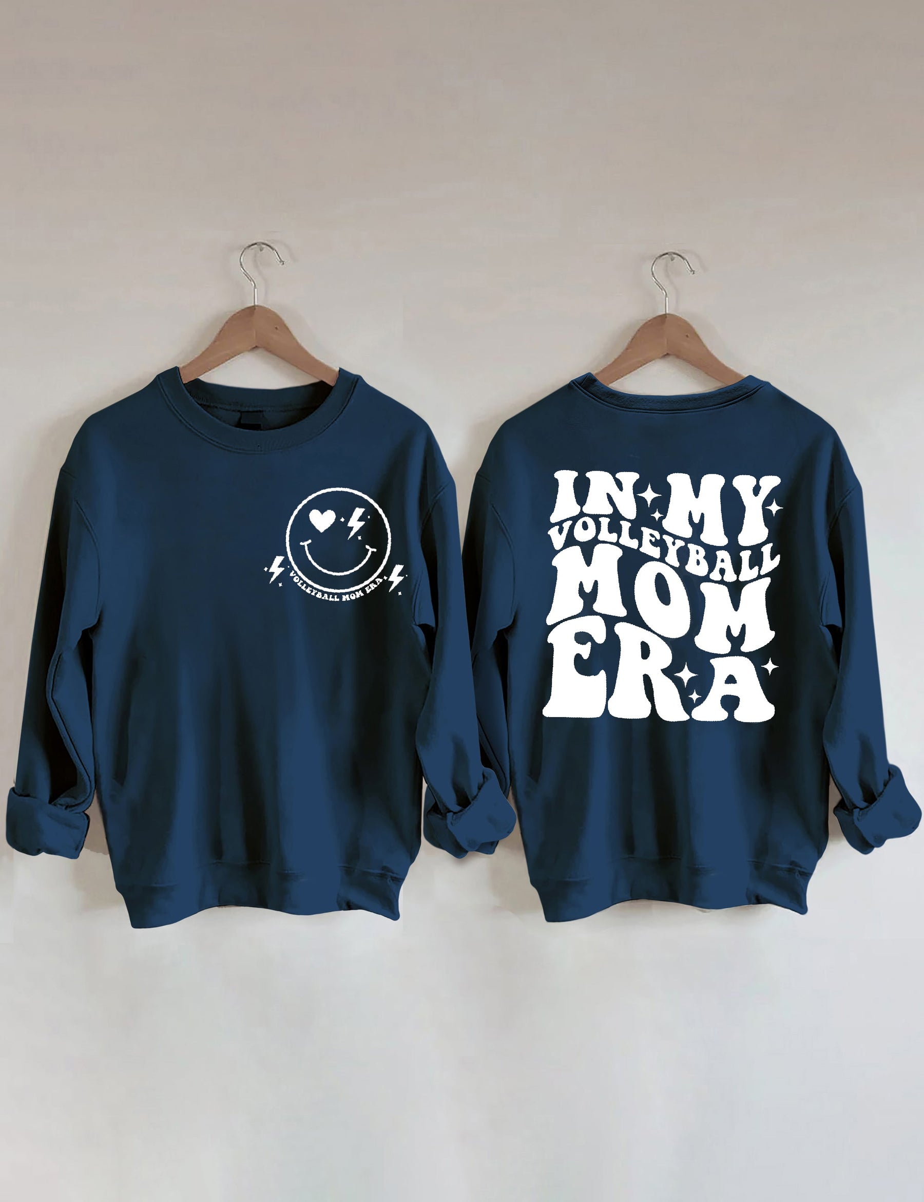 Dans mon sweat-shirt de l’ère de ma maman de volley-ball