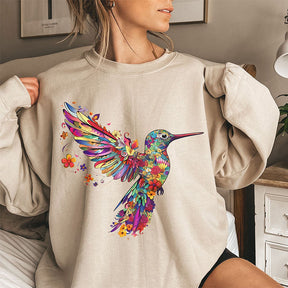 Sweat-shirt Colibri amoureux des oiseaux