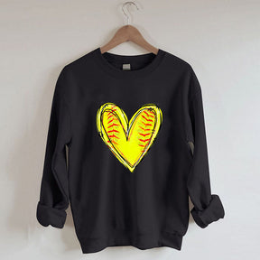 Baseball Heart Sweatshirt