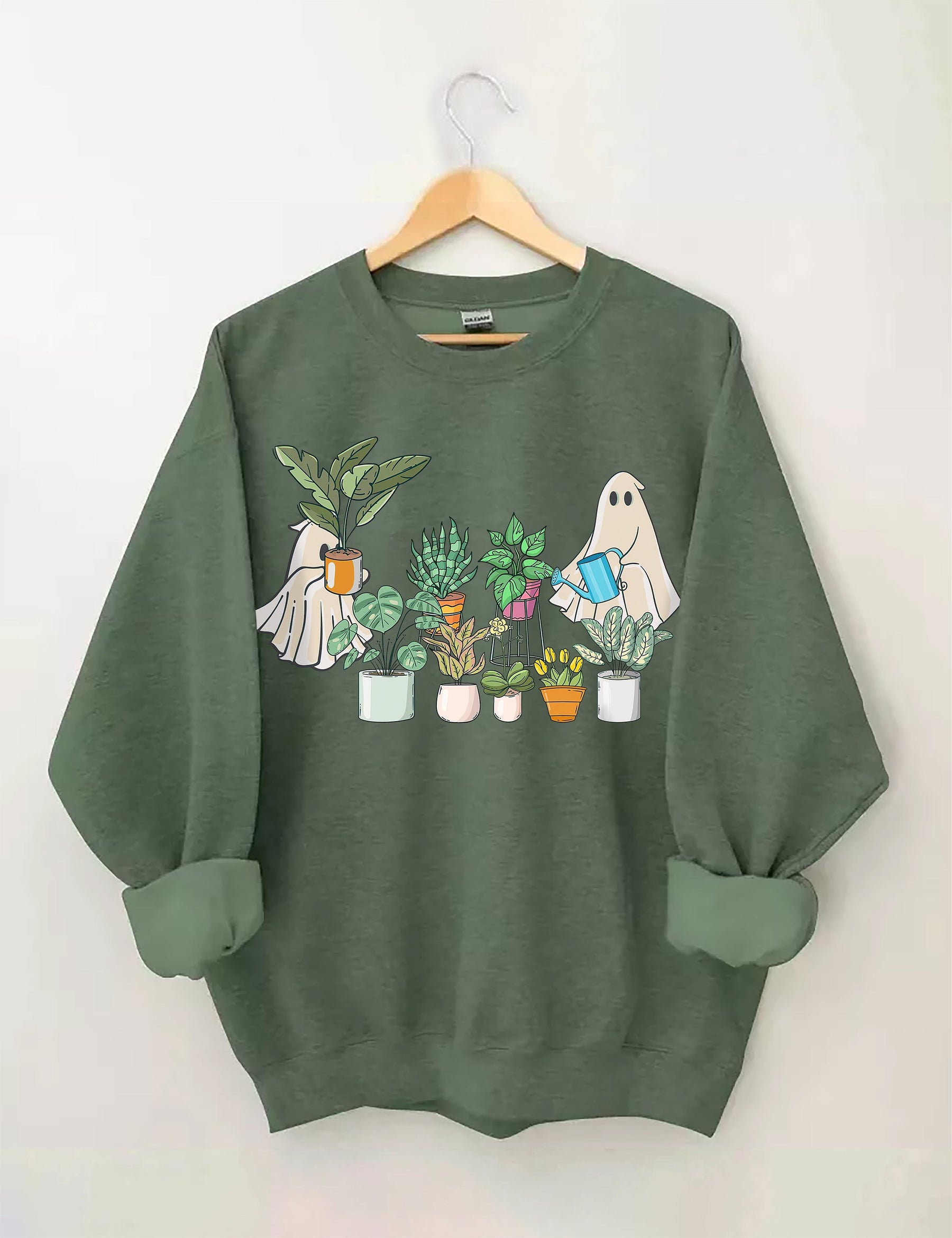 Sweat-shirt Ghost Plant Lady