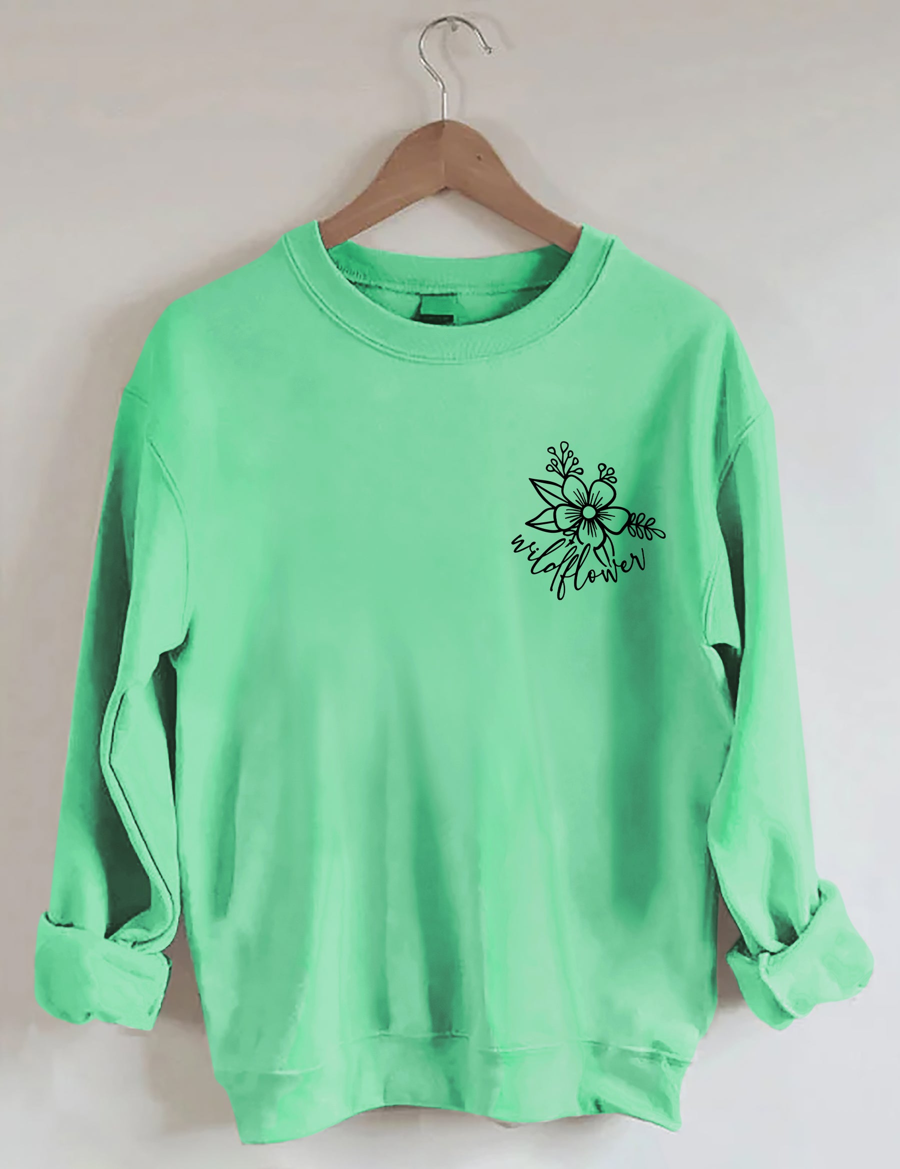 Sweat-shirt J'aime les fleurs sauvages