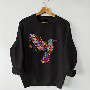 Sweat-shirt Colibri amoureux des oiseaux