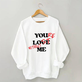 Sweat-shirt drôle tu m'aimes