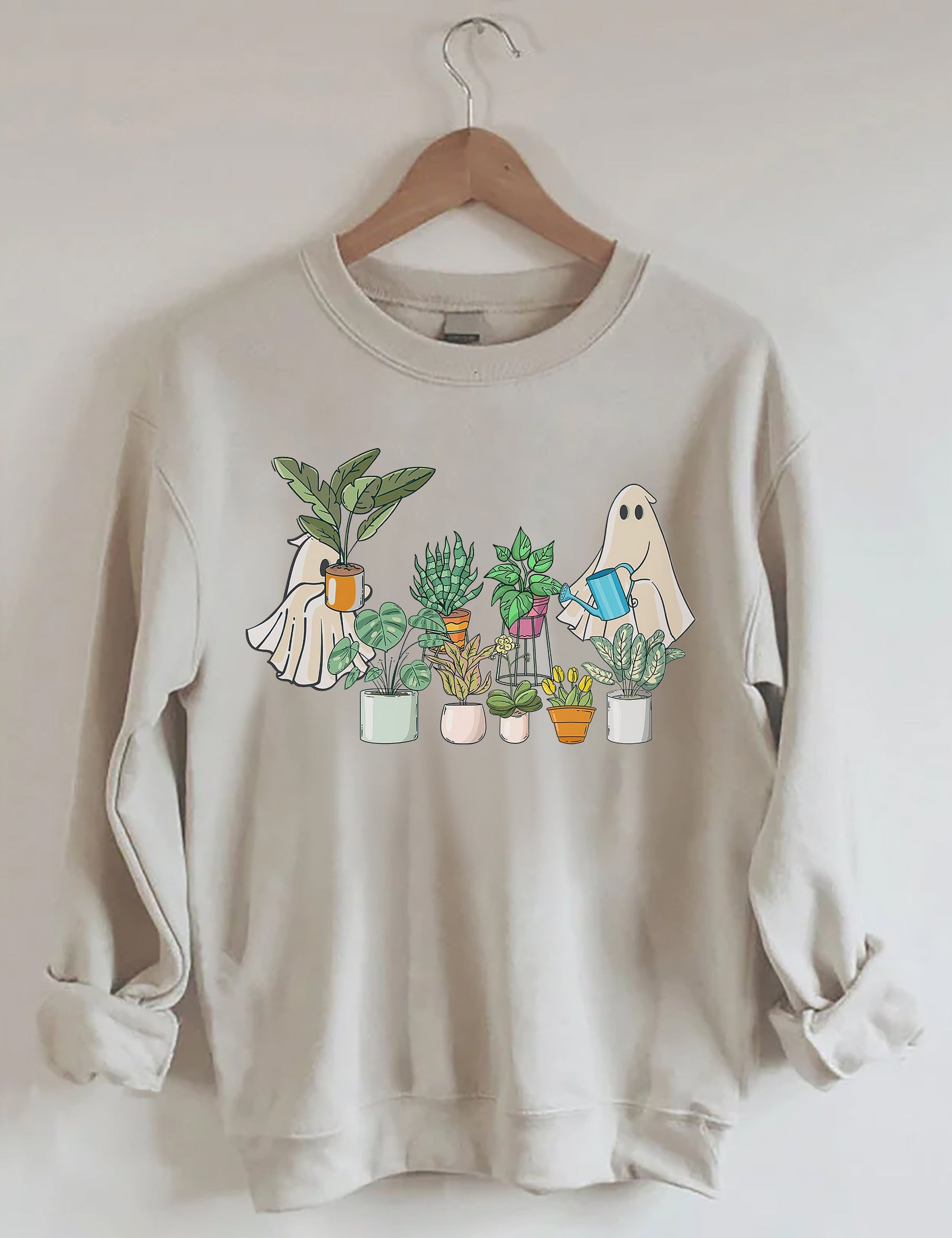 Sweat-shirt Ghost Plant Lady