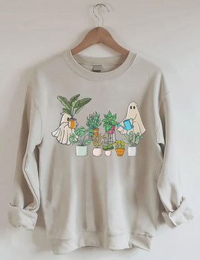 Sweat-shirt Ghost Plant Lady
