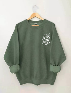 Sweat-shirt de personnage de construction de tantes étranges
