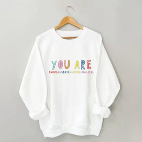 Tu es assez sweat-shirt