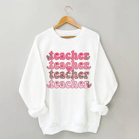 Cupid'S Favorite Teacher Sweatshirt