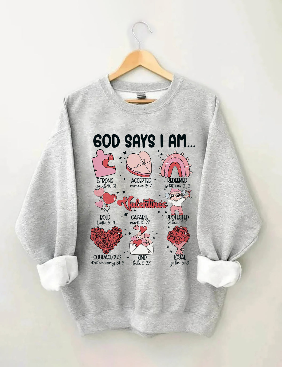 Trendiges Sweatshirt mit Buchstaben-Print