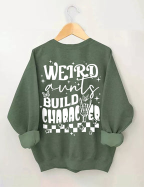 Sweat-shirt de personnage de construction de tantes étranges