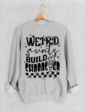 Sweat-shirt de personnage de construction de tantes étranges