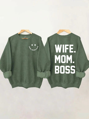 Cool Moms Club, Sweat-shirt Femme Maman Patron
