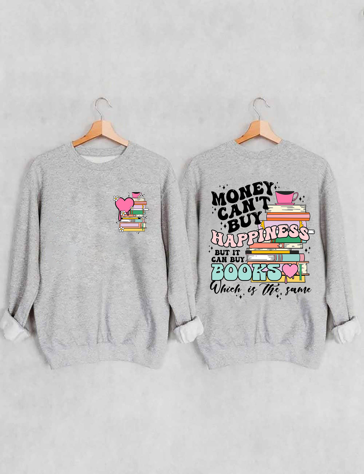 Geld kann kein Glücks-Sweatshirt kaufen