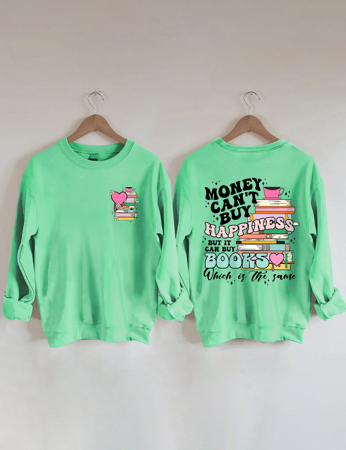Geld kann kein Glücks-Sweatshirt kaufen