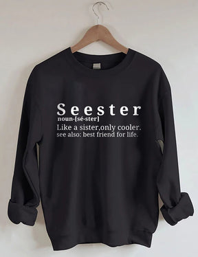 Sweat-shirt plus frais Seester Like A Sister Only