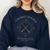 Crossed Wands Dueling Club sweater