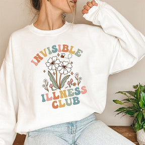 Sweat-shirt Invisible Disease Club