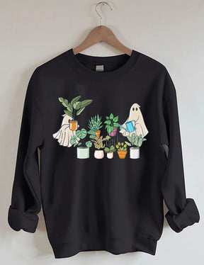 Sweat-shirt Ghost Plant Lady