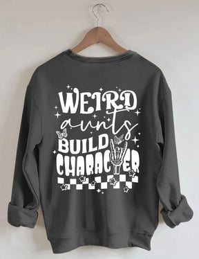 Sweat-shirt de personnage de construction de tantes étranges