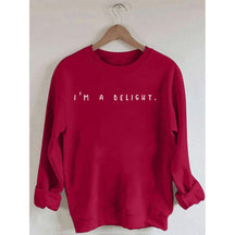 I'm A Delight Printed Sweatshirt
