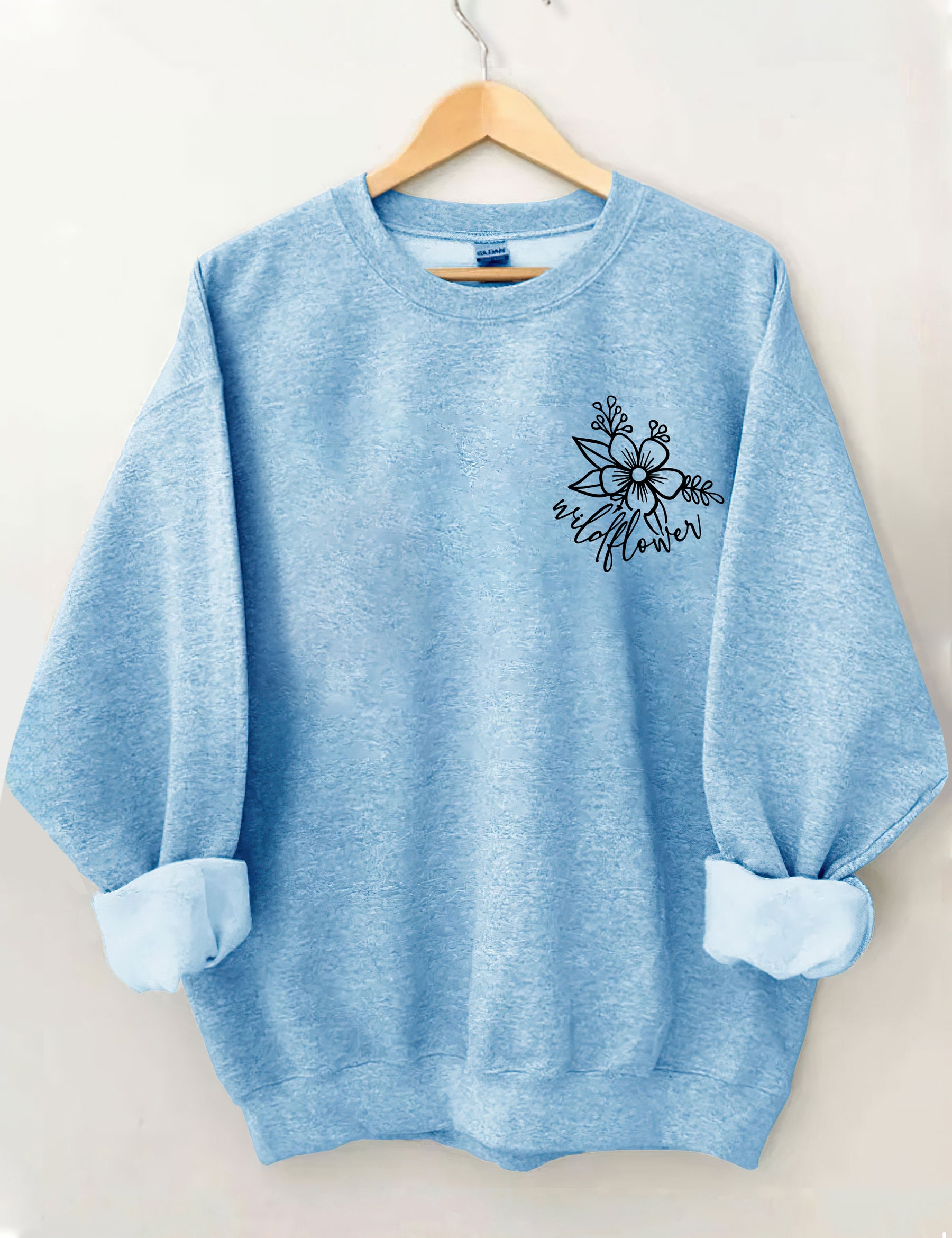 Sweat-shirt J'aime les fleurs sauvages