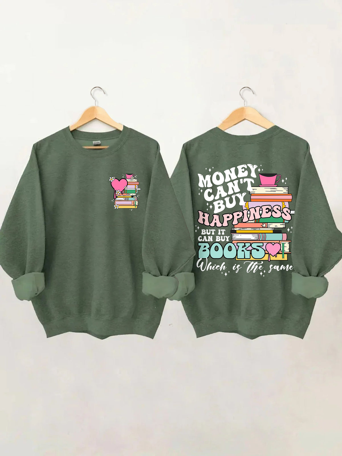 Geld kann kein Glücks-Sweatshirt kaufen