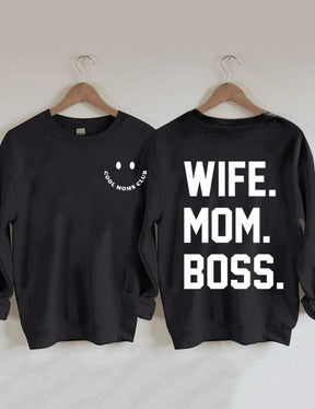 Cool Moms Club, Sweat-shirt Femme Maman Patron