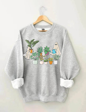 Sweat-shirt Ghost Plant Lady